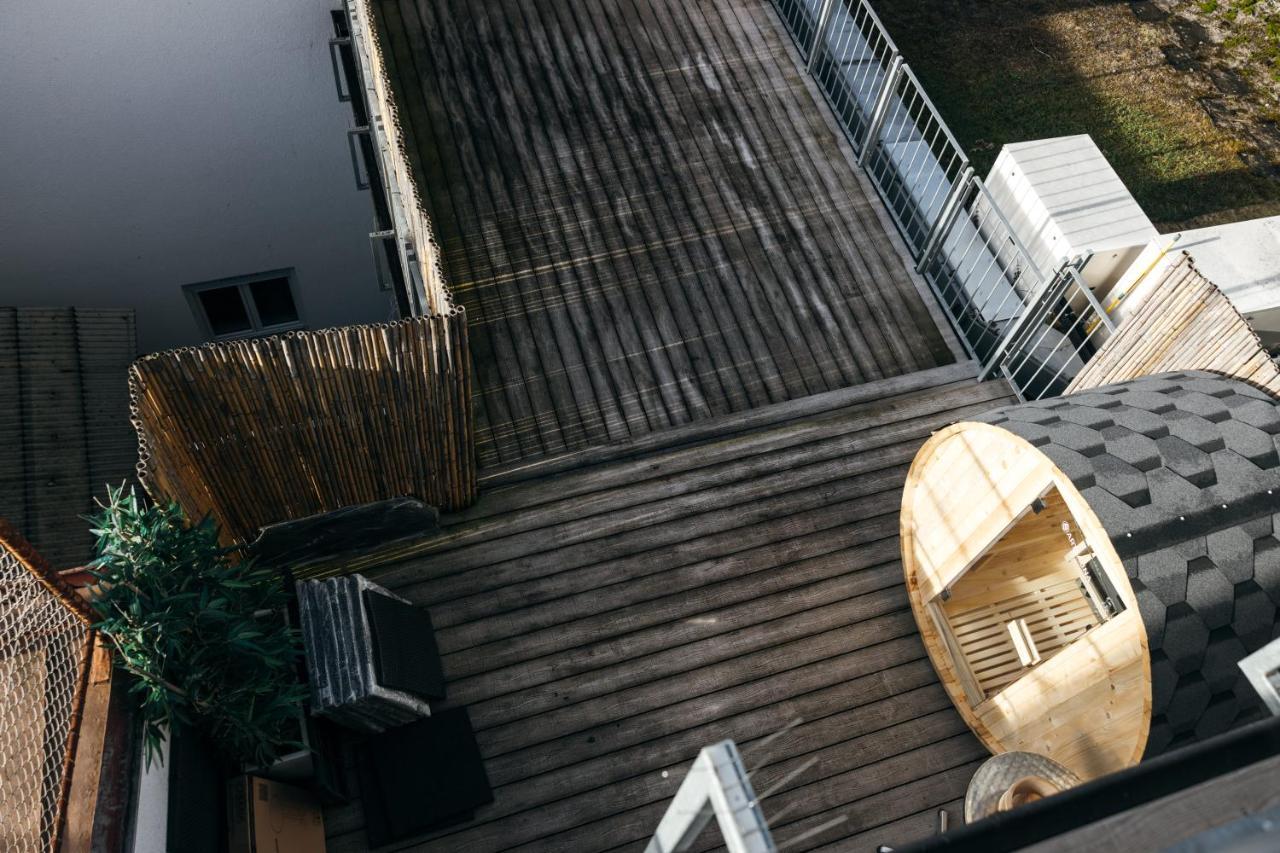 Heimatel - Luxury Penthouse Loft Lägenhet Ravensburg Exteriör bild