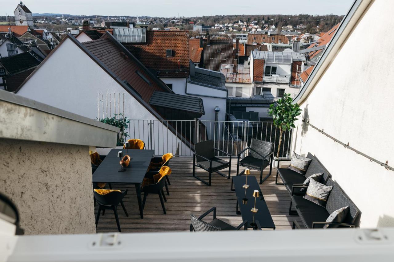Heimatel - Luxury Penthouse Loft Lägenhet Ravensburg Exteriör bild