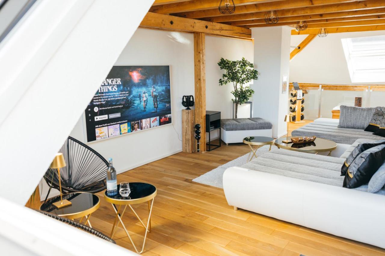 Heimatel - Luxury Penthouse Loft Lägenhet Ravensburg Exteriör bild