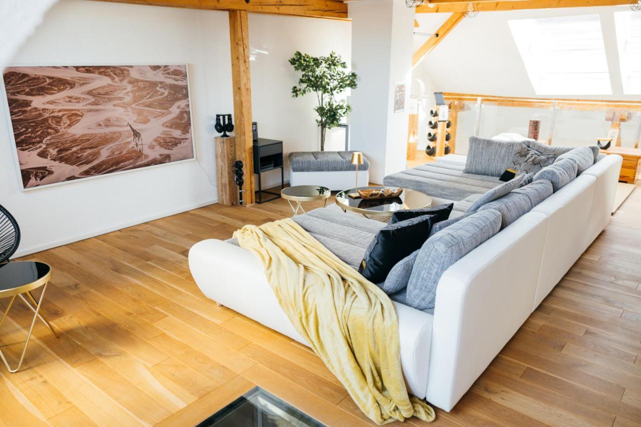 Heimatel - Luxury Penthouse Loft Lägenhet Ravensburg Exteriör bild