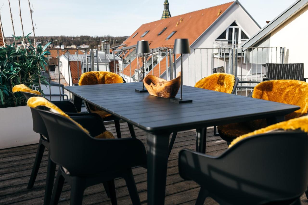 Heimatel - Luxury Penthouse Loft Lägenhet Ravensburg Exteriör bild